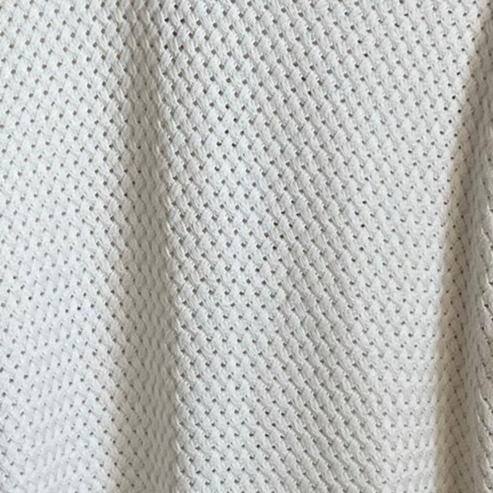 Lety & Me NWT Josey Elbow Patch Knit Sweater Sz 2X Cream Preppy Casual Neutral - Picture 6 of 11